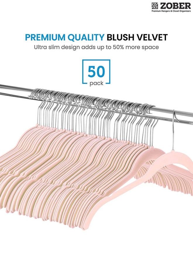 ZOBER - Non-Slip Velvet Shirt and Dress Hangers - Image 1