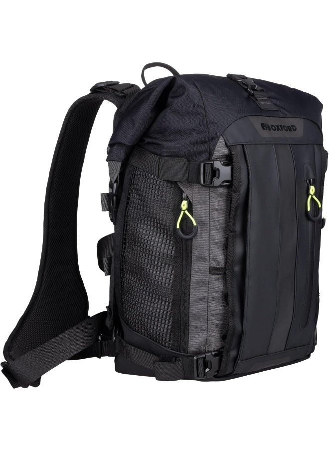Oxford Oxford Atlas B-20 Advanced Backpack Modular Motorcycle Luggage, 20l, Charcoal/Black  - Image 1
