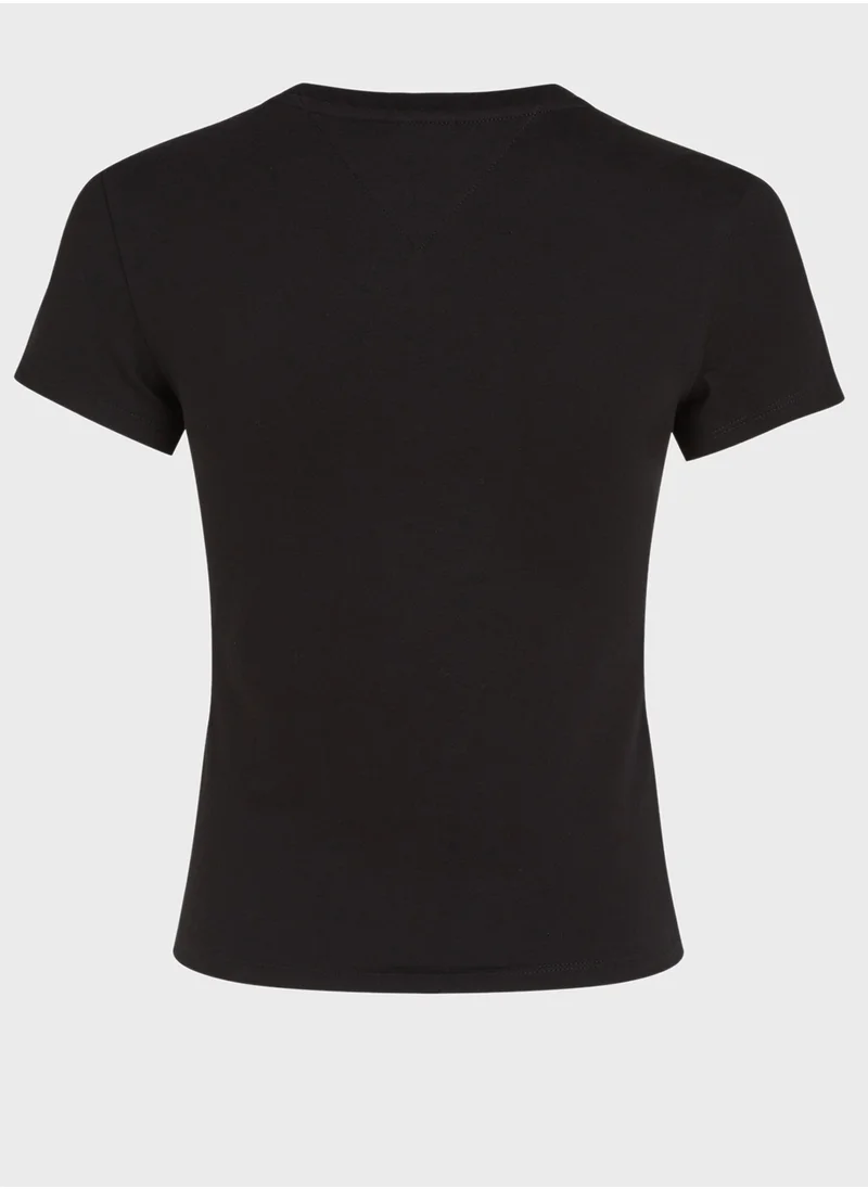 TOMMY JEANS Crew Neck Graphic T-Shirt