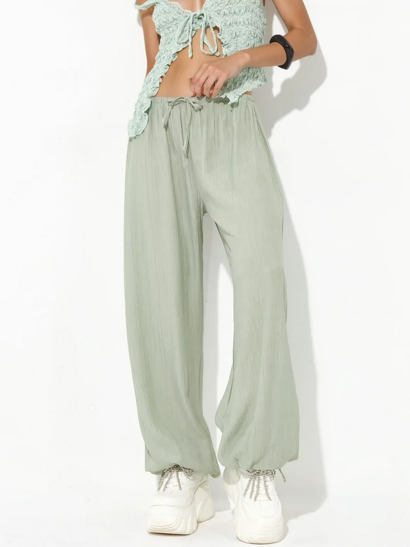 Busem BUSEM Elastic Waist Pants with Tie Detail