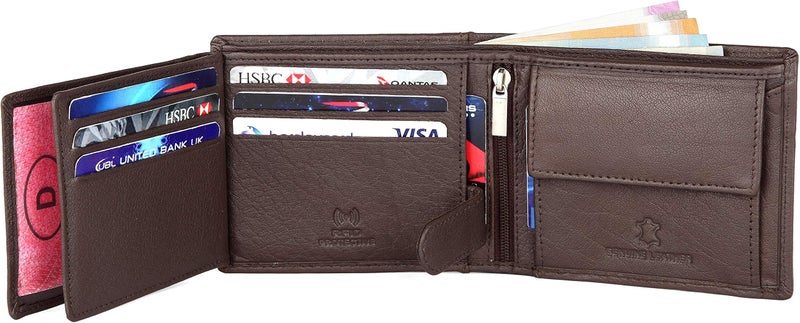 WildHorn mens Leather Wallet Belt Combo Men's Wallet - Image 3