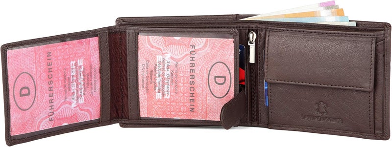 WildHorn mens Leather Wallet Belt Combo Men's Wallet - Image 4
