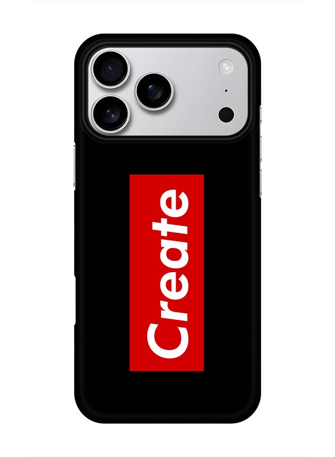 Stylizedd For iPhone 17 Pro Max,Case, [Compatible with MagSafe] Magnetic cover Slim fit Protection Matte, - Create