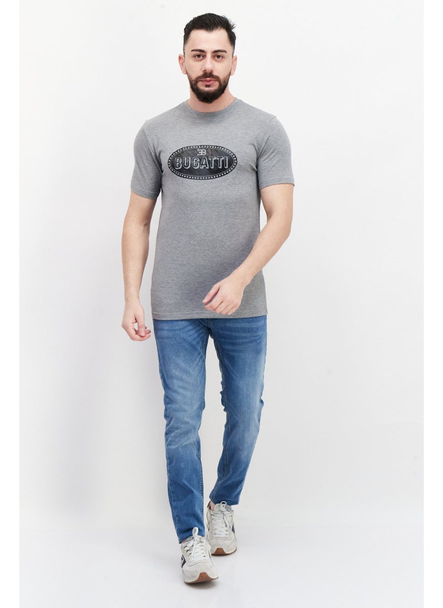 Men Crew Neck  Short Sleeve Graphic T Shirt, Grey - pzsku/ZE1EC0C00317DC1F73D63Z/45/_/1737642520/cbe3e80c-e08b-4fa4-87d6-aef3b6769660