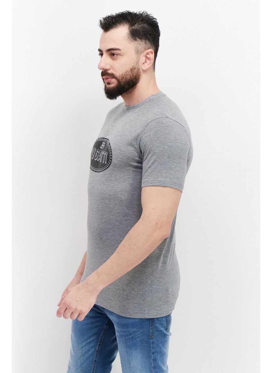 Men Crew Neck  Short Sleeve Graphic T Shirt, Grey - pzsku/ZE1EC0C00317DC1F73D63Z/45/_/1737642522/45b4d135-0323-444c-a6dd-469f81bfdf30