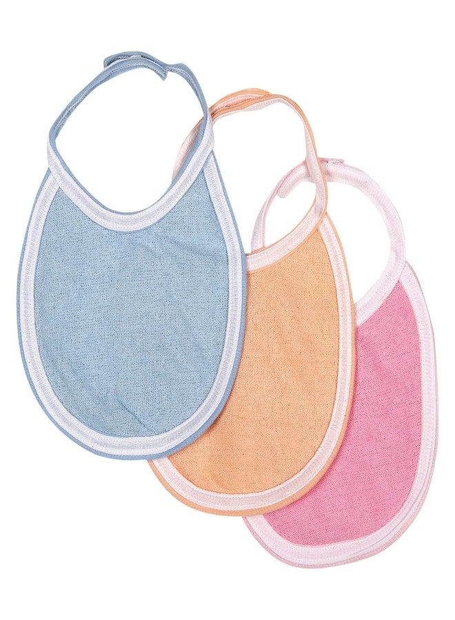 Modern Heados Baby Bib with Cute Cat Design, Cotton, Perfect Print, White Trim (Desgin-5, Pack of 3) - Image 3