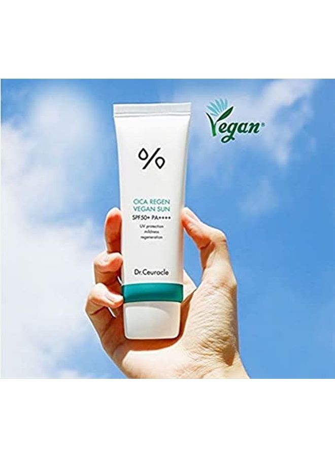 Dr. Ceuracle جل الشمس المضاد للغبار من دكتور سيراكل سيكا ريجين SPF50 PA / ليجيهام / واقي شمس / مرطب / عناية بالشمس / 1.76 أونصة سائلة - Image 2
