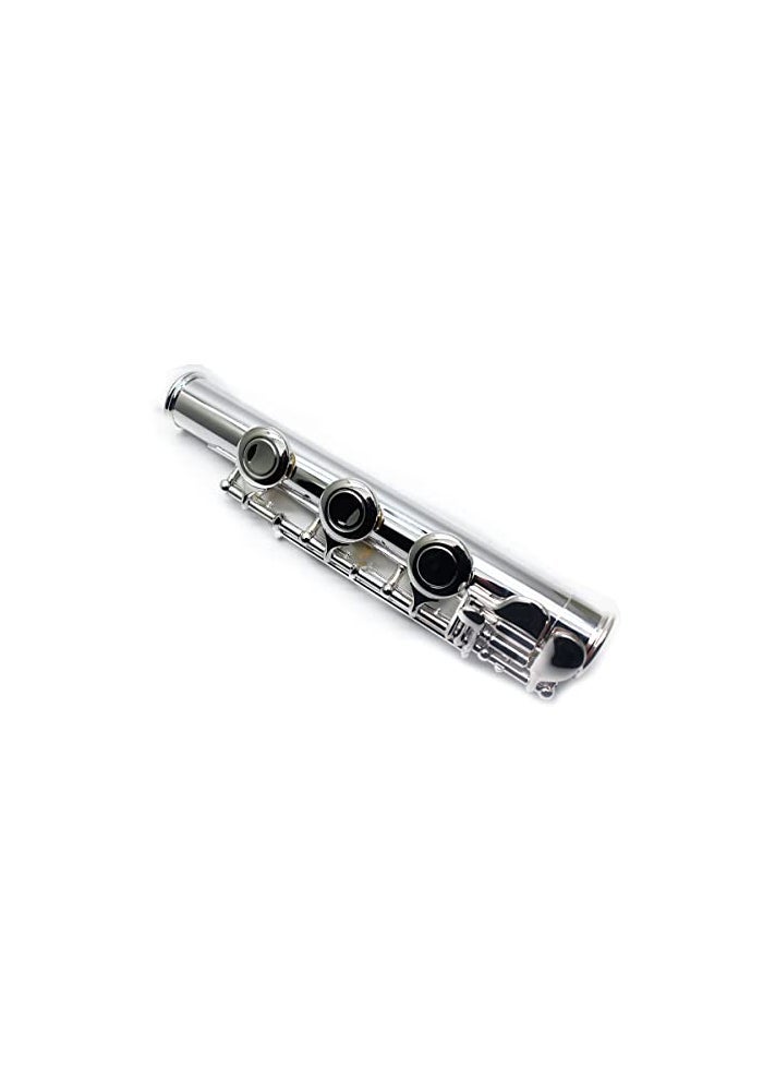 TUOREN 17 Keys B Foot Flute Joint Repair Part - Silver Plated - Image 1
