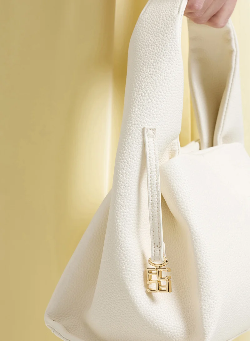 فرنش كونكشن Women White Adele Bucket Bag