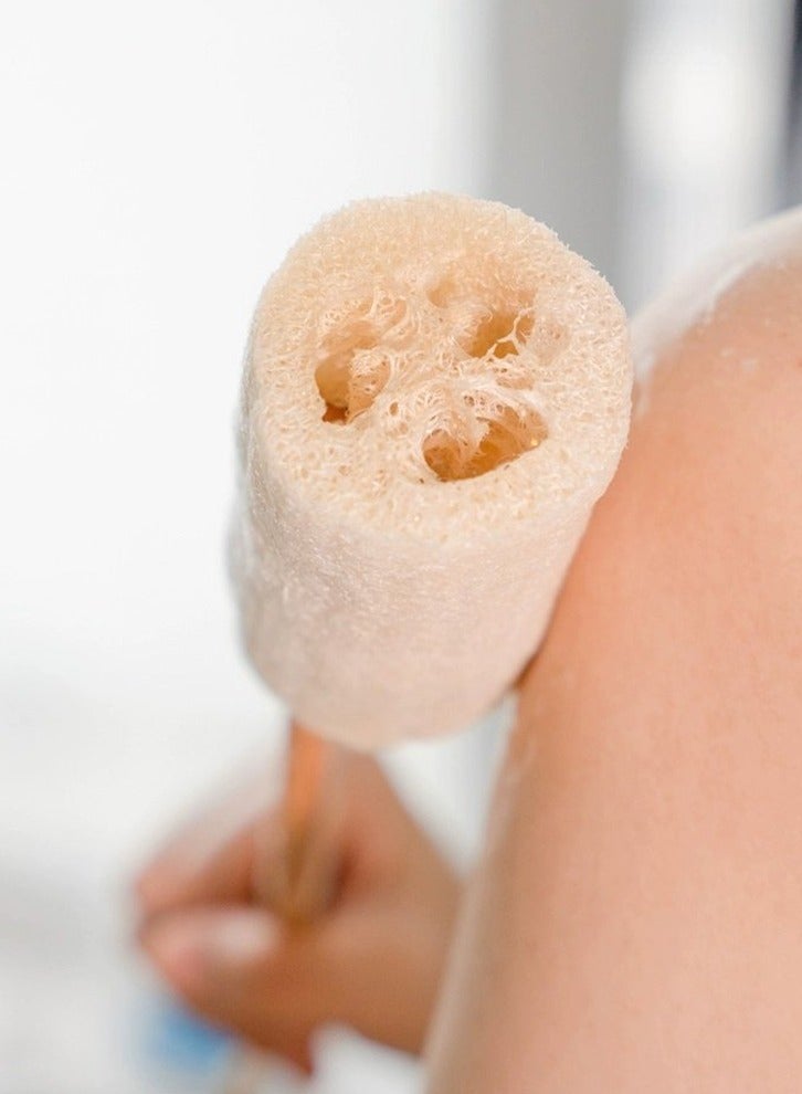 Shower with natural back brush, soft natural plant body brush, for male and female shower exfoliation - Image 4