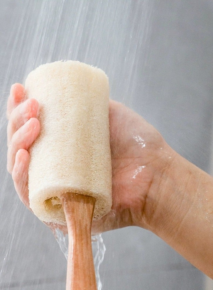 Shower with natural back brush, soft natural plant body brush, for male and female shower exfoliation - Image 5