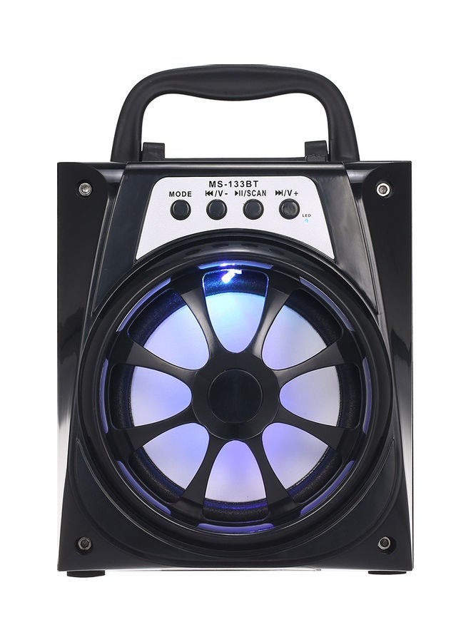 إسكدنيا مكبر صوت محمول بإضاءة LED ملونة للأماكن الخارجية LU-VQ9-55 أسود - Image 3