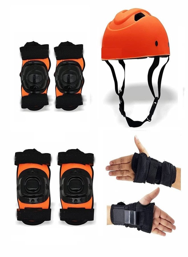 Qwick Click Protective Guard Kit Skate and Cycling Protection Set 7 Multi Random Color As per Availability - Image 1