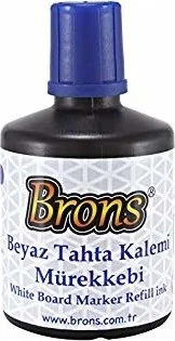 برونس Whiteboard Marker Ink Blue 100 Cc. BR-354 6 Pack