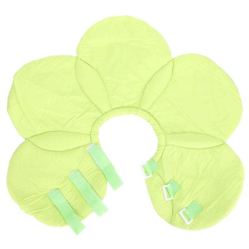 Green Pet Recovery Collar Adjustable Soft Cone For Cats And Dogs Size L - Image 2