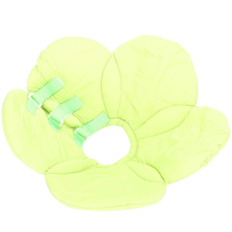Green Pet Recovery Collar Adjustable Soft Cone For Cats And Dogs Size L - Image 3