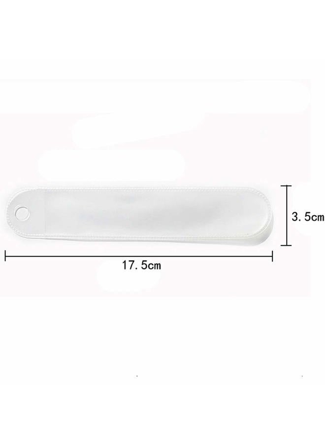 Luzen 50Pcs Clear Plastic Pen Pouch Bag Single Pen Sleeve Case Holder Ballpoint Pen Pencil Gift Packaging Bag for for School Office Business Use - Image 5
