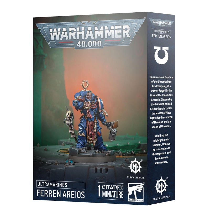 Games Workshop - Warhammer 40K - Space Marines - Ultramarines - Ferren Areios