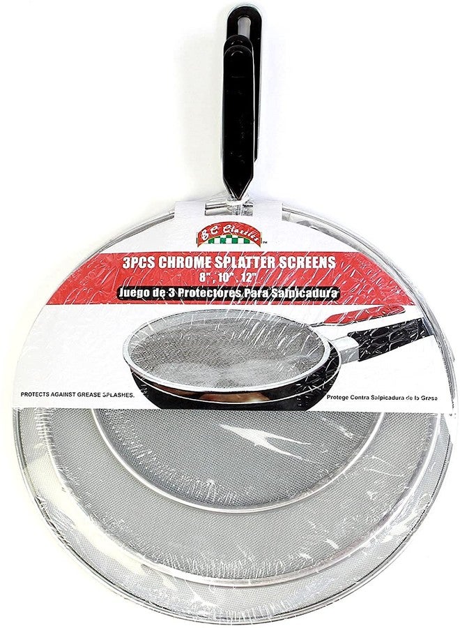Bene Casa Chrome Splatter Shield - Image 1