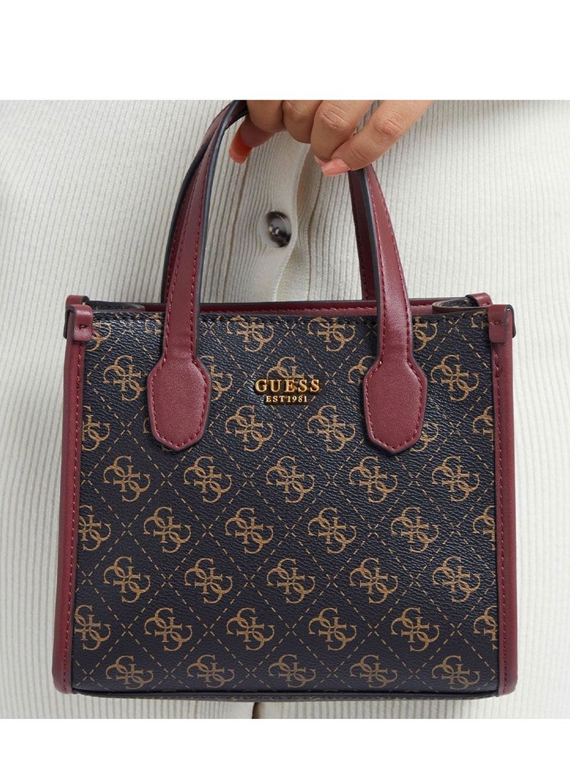 GUESS - Guess Silvana Mini Handbag Logo 4G - Image 1