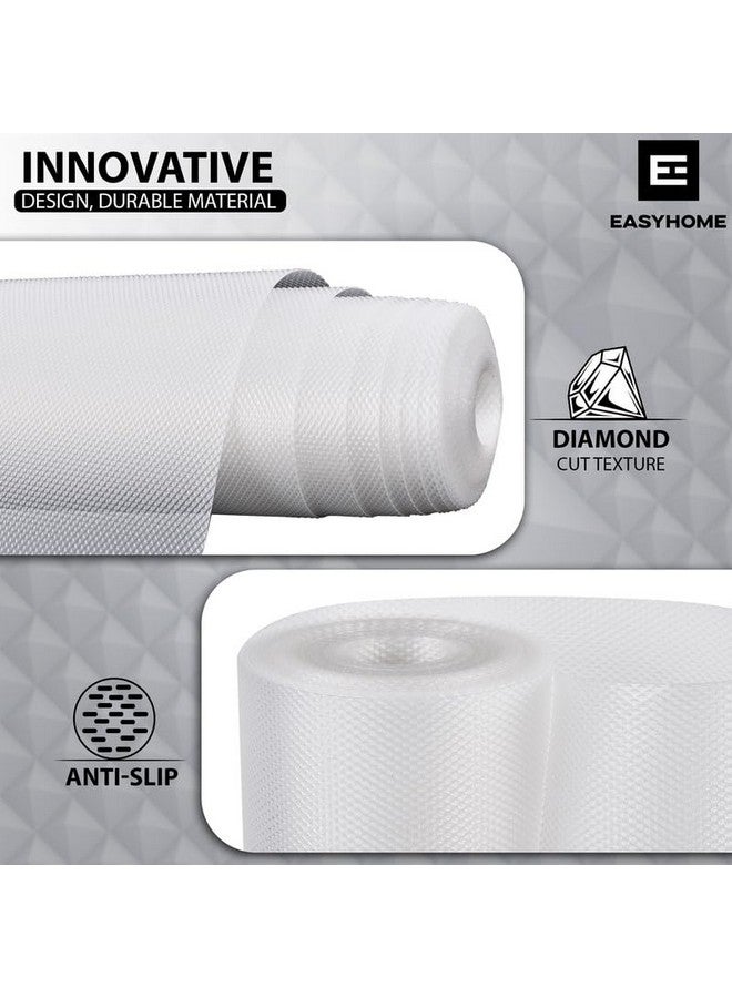 Easy Home EASYHOME Multipurpose EVA Anti-Slip Mat (60cm x 3 Meter, Clear) - Waterproof, Washable Shelf Liner Roll Sheet for Kitchen, Bathroom, Drawers, Cabinets, Fridge & Table Mat - Image 2
