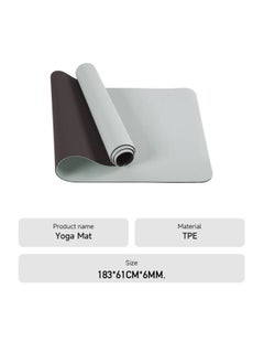 RYMAR Anti-slip mat for Exercise Yoga  Fitness Sport mat with case and carrying straps. Thickness of 6 mm  - Image 2