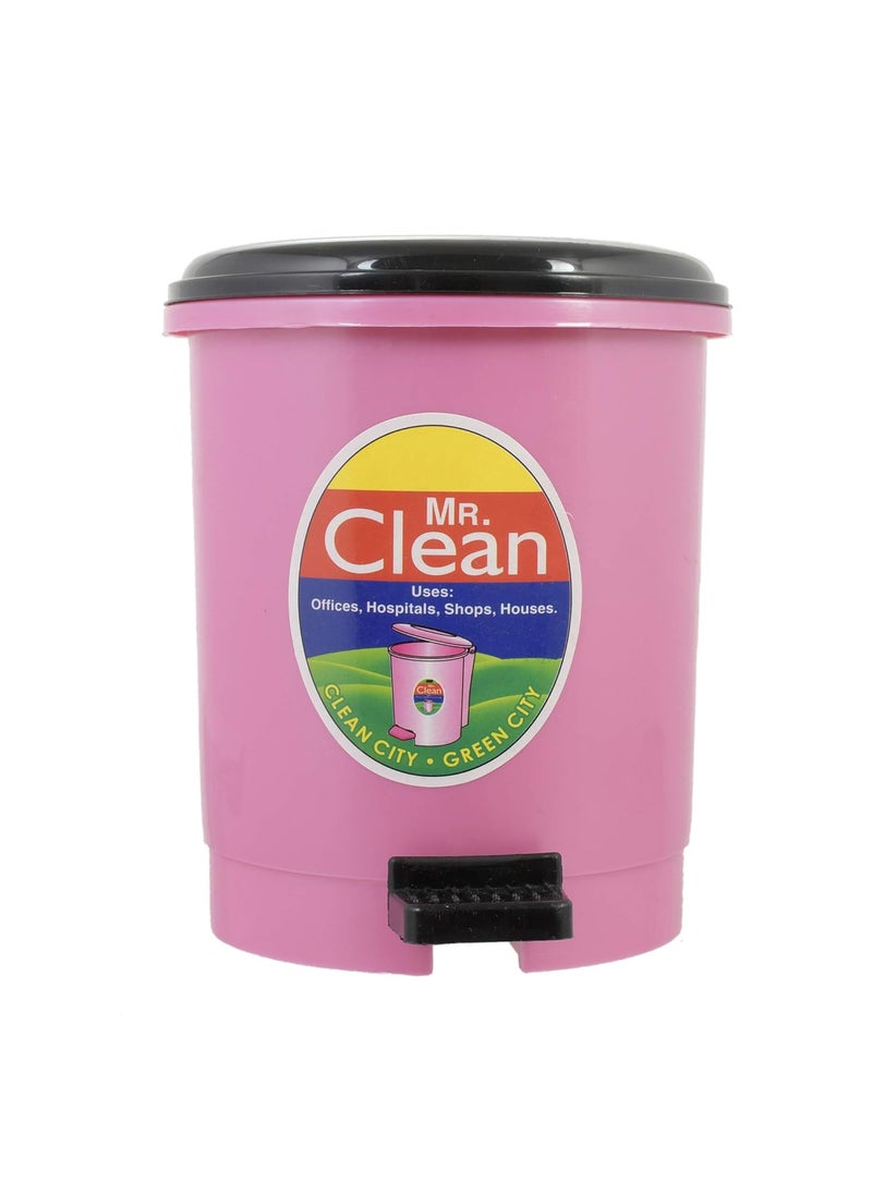 Kuber Industries Kuber Industries 3 Pieces Table Top Desk Garbage Dustbin Trash for Office Home Work Place 2 LTRPink Blue PurpleKUBMART10358  - Image 2