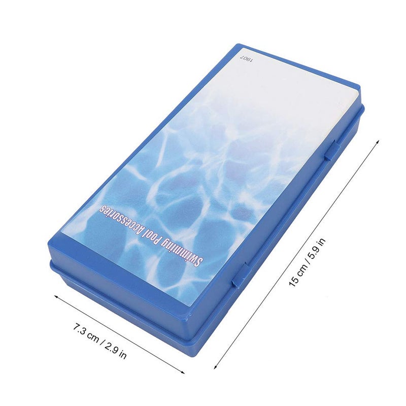 and PH Testing Kit for Swimming Pool, Water Quality Test Box with Plastic Storage, Easy to Use for Quick Results - Image 3