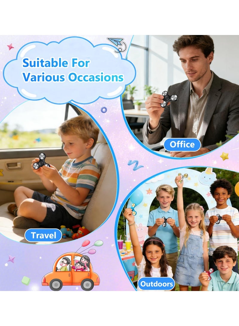 سبينر مثلث من سبائك الألمنيوم بمحمل عالي السرعة، دوران سلس من 4 إلى 8 دقائق، لعبة لتخفيف التوتر والقلق وتحسين التركيز ADHD، مناسبة للمكتب وهدايا للأطفال والكبار - Image 5