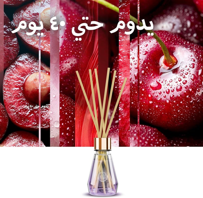 Glade Reed Diffuser, Cherry Bloom, Peony & Cherry & Wood, 100ml - Image 3