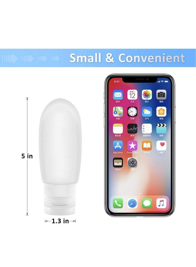 DIY Crafts Pack of 30, White, Travel Bottles, Leakproof Silicone Refillable Travel Containers, Squeezable Travel Tube Sets Cosmetic Toiletry Containers for S (Pack of 30, White) - Image 3