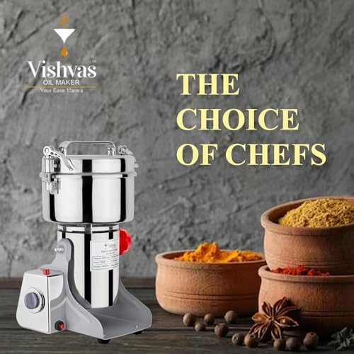 Vishvas Dry Masala Grinder Machine - Your All-in-One Solution for Grinding Spices, Herbs, and Seeds 500 GM - Image 2