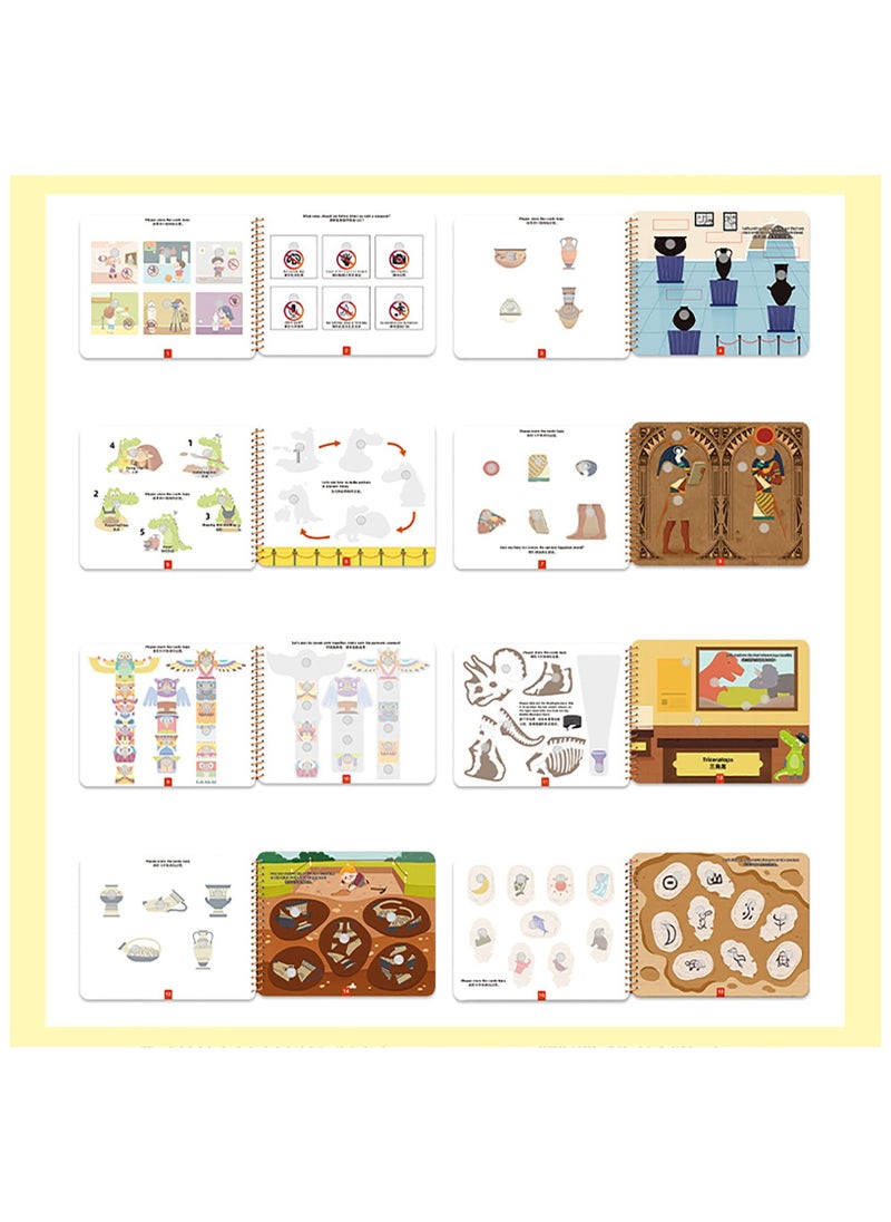 Early Education Busy Book for Kids, Toddler Early Learning Busy Book, Kindergarten/ Prek/ Preschool Learning Activities,  Educational Toys for 3 Years Old + Boys and Girls Develops Fine Motor Skills  - Image 4