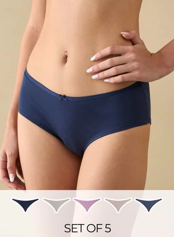 Splash FAV Set of 5 - Hipster Briefs with Elasticated Waistband