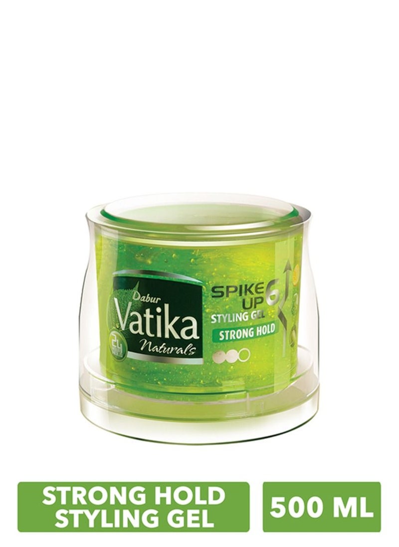 Vatika Naturals - Vatika Naturals Spike Up - Strong Hold Hair Styling Gel | Extreme Hold, High Shine | Easy To Style | For Bold Look - 500 ml - Image 1