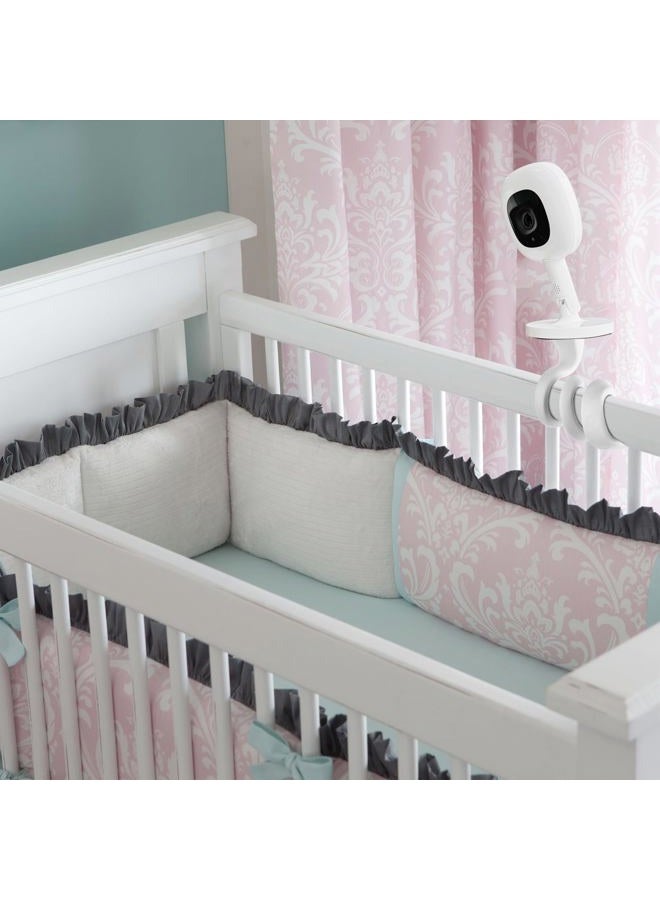 iTODOS Baby Monitor Mount for Arlo, Motorola Baby Monitor and Most Universal Monitors Camera, Versatile Twist Mount Without Tools or Wall Damage - White White BM182 - Image 3