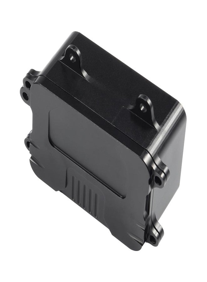 COOWOO Aluminum Alloy Receiver Box Upgrade Parts for 1/10 SCX10 I RC Trucks - Precision CNC Machined for Enhanced Durability and Thermal Performance, Black - Image 3