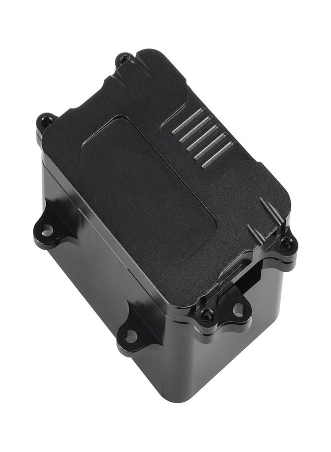 COOWOO Aluminum Alloy Receiver Box Upgrade Parts for 1/10 SCX10 I RC Trucks - Precision CNC Machined for Enhanced Durability and Thermal Performance, Black - Image 4