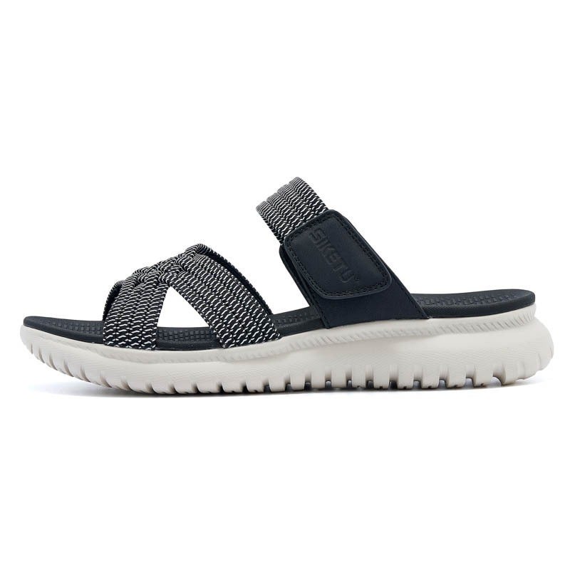 SIKETU Women's Summer Open-Toe Sandals - Lightweight Sporty Comfort, Elastic Strap, Wide Fit, Low Wedge Heel - Image 1