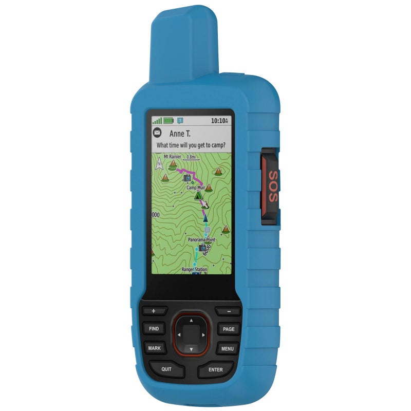 Shock Absorbing Silicone Case Protective Cover for GPSMAP 66i 67i Blue - Image 5