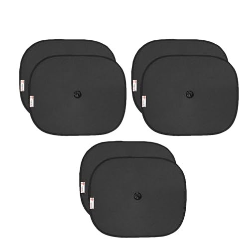 Tantra Car Sun Shade for Side Windows (Black) Pack of 6 - Image 1