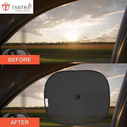 Tantra Car Sun Shade for Side Windows (Black) Pack of 6 - Image 4