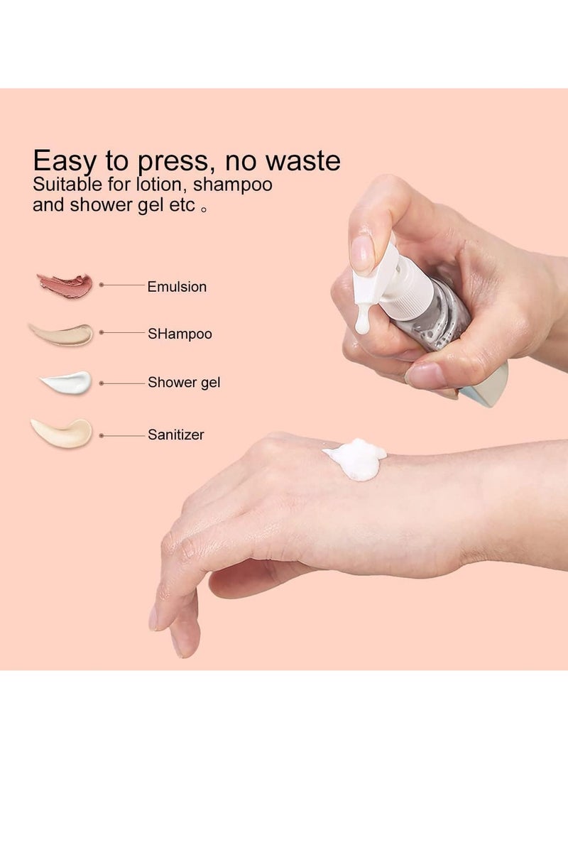 رات سو 4 في 1 من ملحقات السفر زجاجات السفر لوازم المراحيض حاويات السفر مع بطاقات حاويات مقاومة التسرب لوازم المراحيض - Image 2