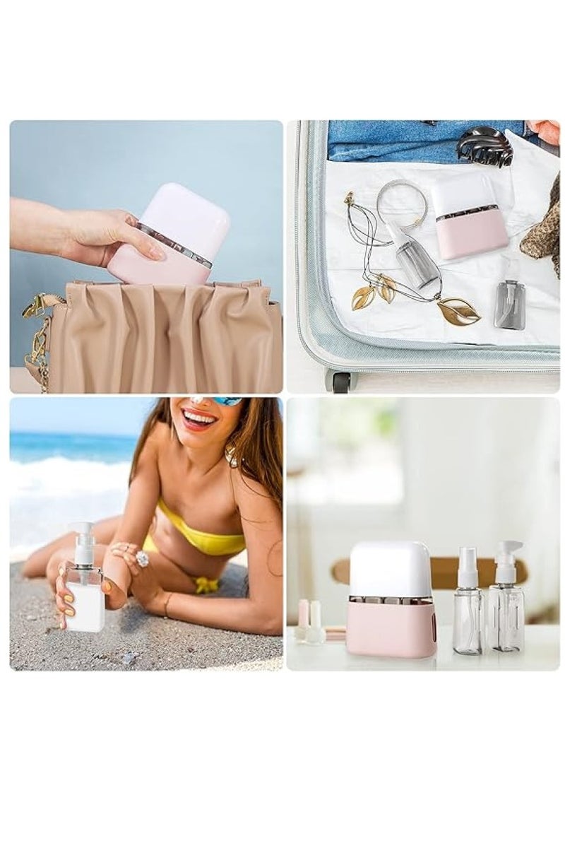 رات سو 4 في 1 من ملحقات السفر زجاجات السفر لوازم المراحيض حاويات السفر مع بطاقات حاويات مقاومة التسرب لوازم المراحيض - Image 4