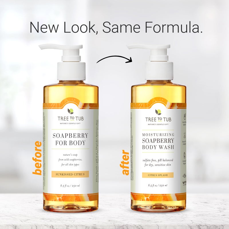 Tree to Tub Citrus Body Wash for Dry Skin & Sensitive Skin - pH Balanced Moisturizing Body Wash, Hydrating Sulfate Free Body Soap for Women & Men - Image 4