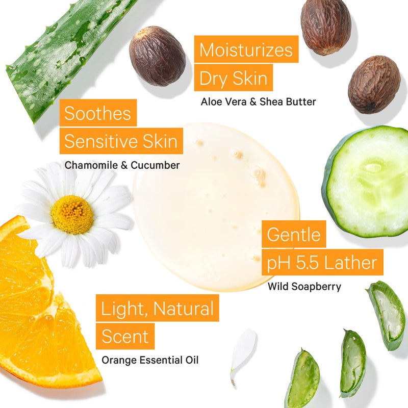 Tree to Tub Citrus Body Wash for Dry Skin & Sensitive Skin - pH Balanced Moisturizing Body Wash, Hydrating Sulfate Free Body Soap for Women & Men - Image 3