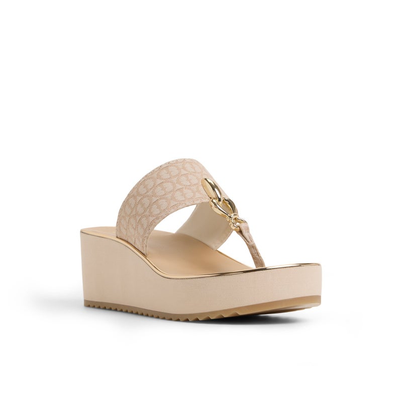 الدو صنادل نسائية بكعب ذهبي من بنلوبي - Image 4