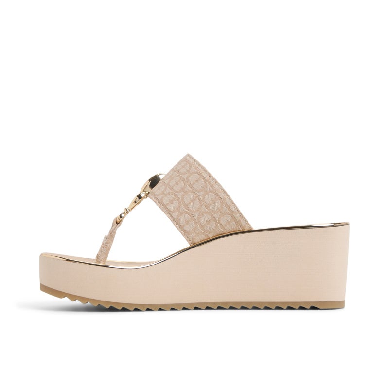 الدو صنادل نسائية بكعب ذهبي من بنلوبي - Image 3