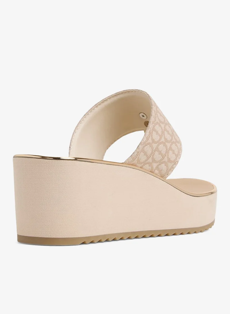 ALDO Penelopy-In Women's Gold Heel Wedges