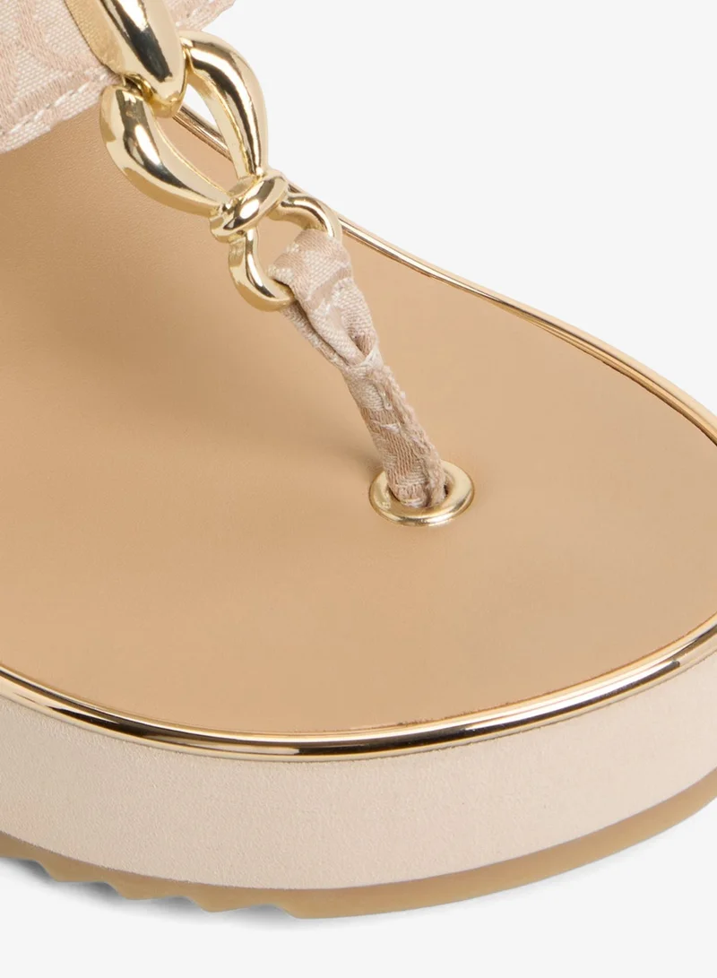 ALDO Penelopy-In Women's Gold Heel Wedges